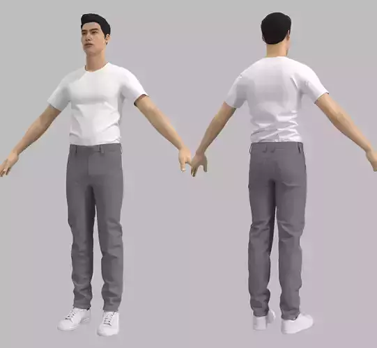 Pants and T-shirt - Marvelous Designer