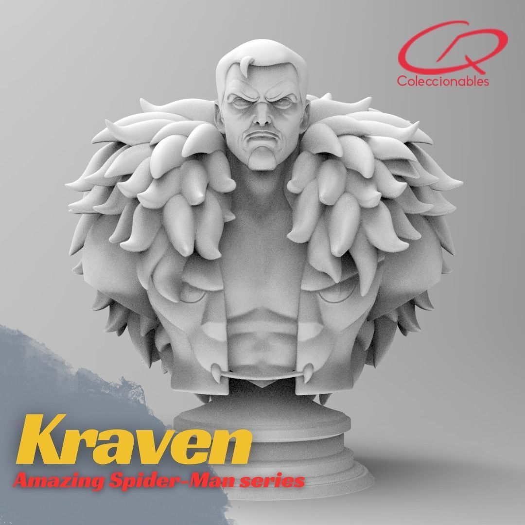 Spiderman 90s Collection - Kraven 3D print model_2