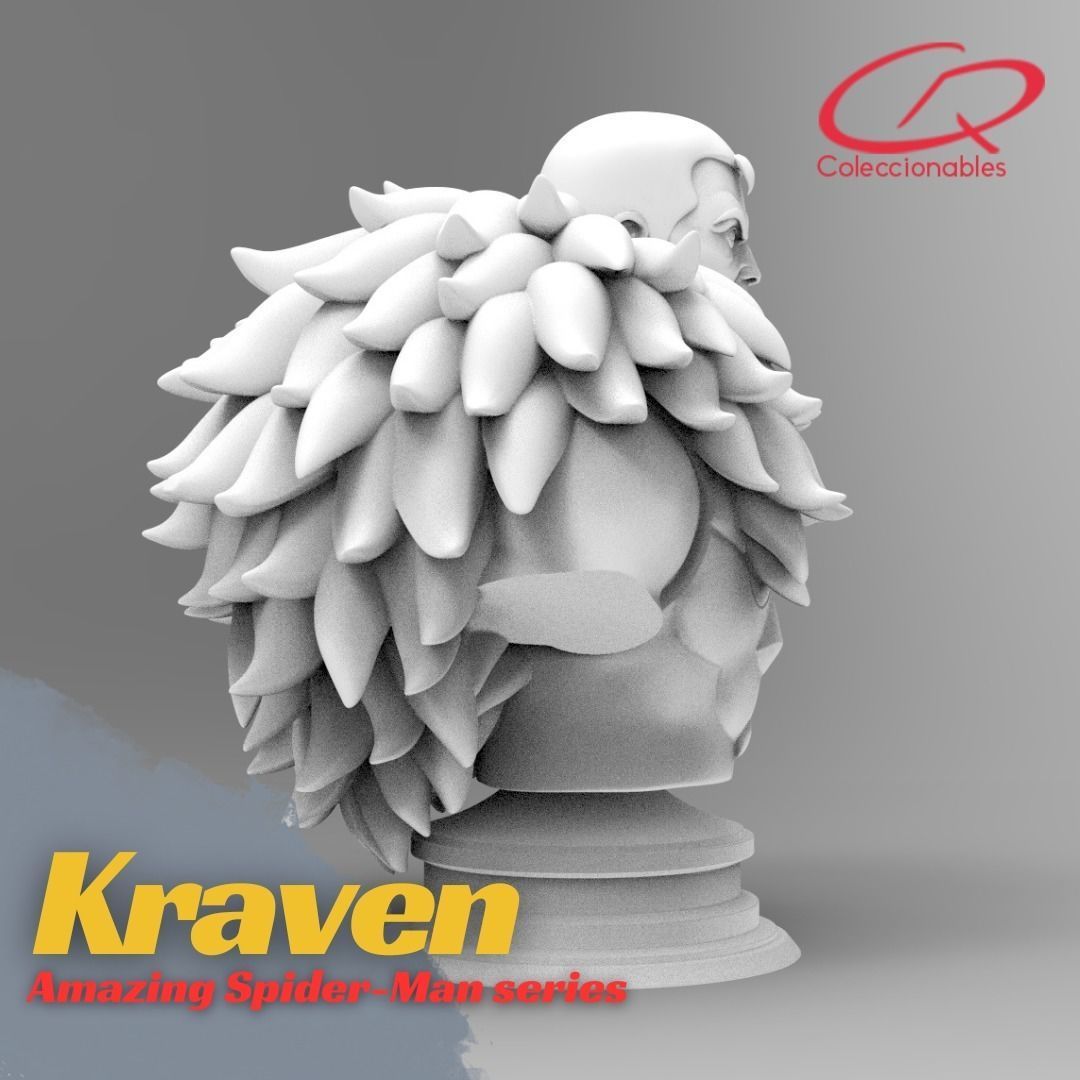 Spiderman 90s Collection - Kraven 3D print model_6