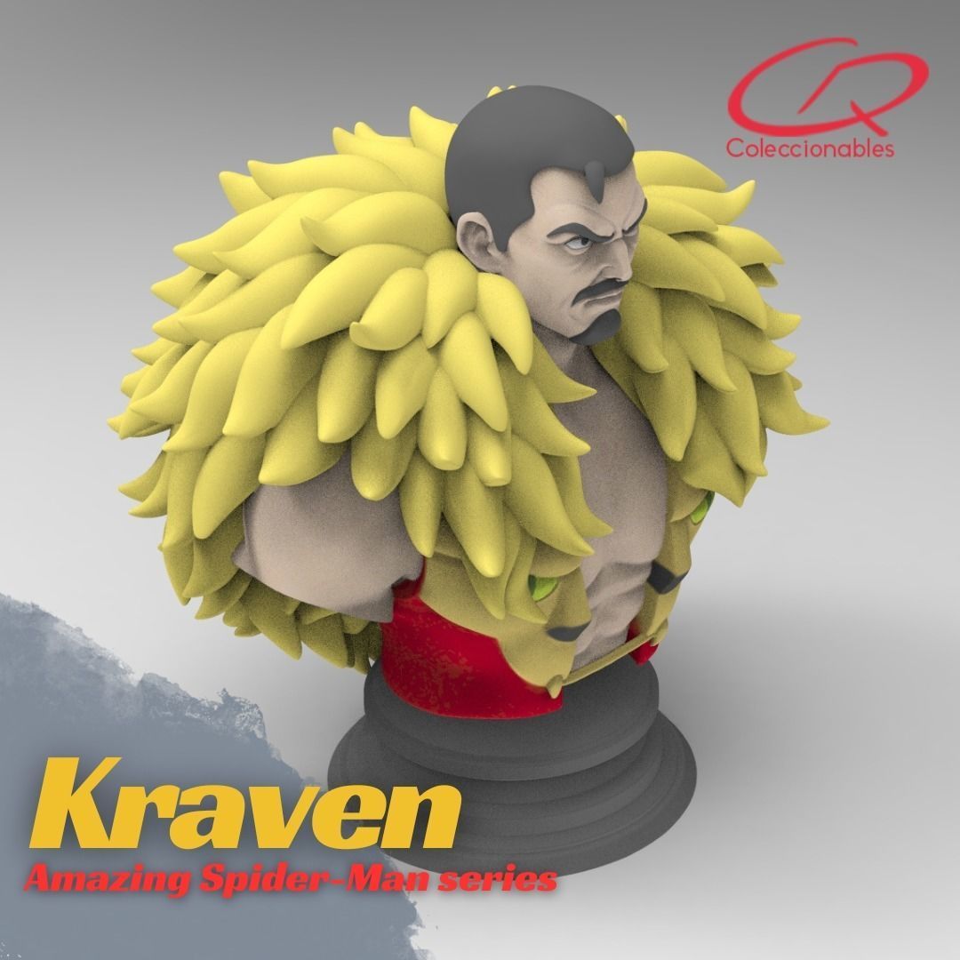 Spiderman 90s Collection - Kraven 3D print model_1