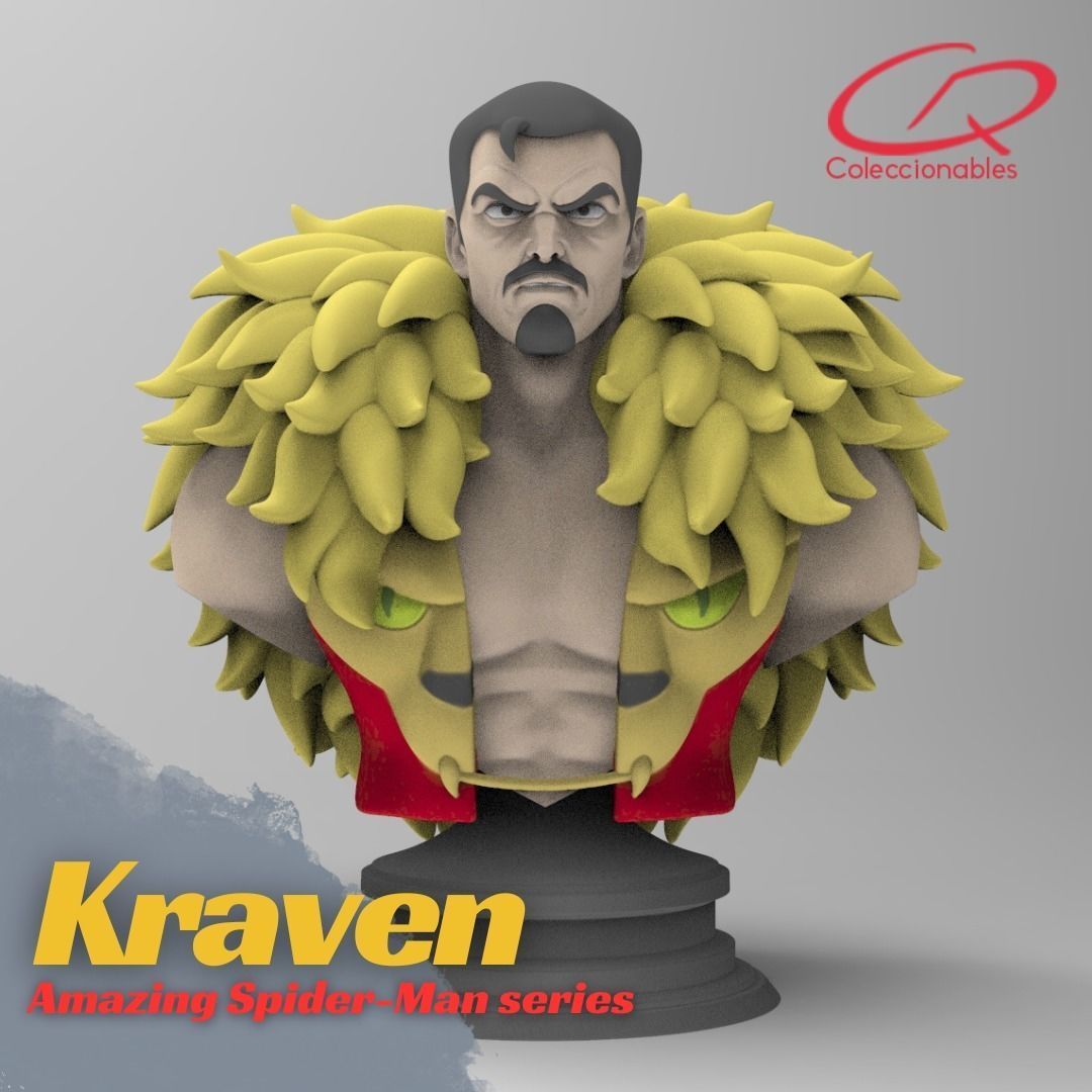 Spiderman 90s Collection - Kraven 3D print model_3
