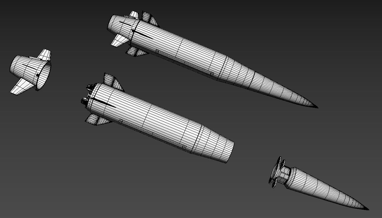 Kh-47M2 Kinzhal 3D model_18