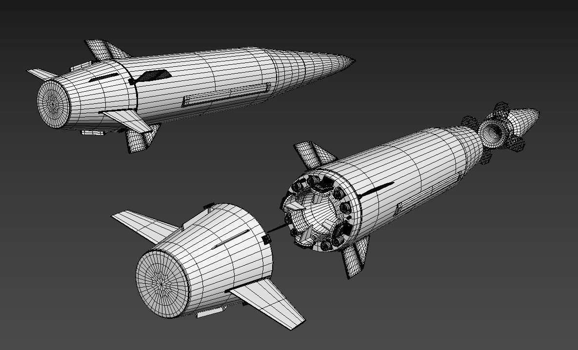 Kh-47M2 Kinzhal 3D model_19