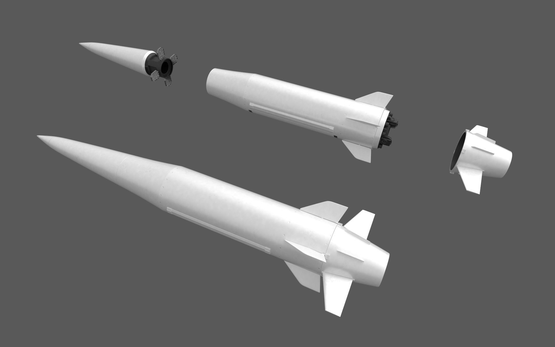 Kh-47M2 Kinzhal 3D model_1