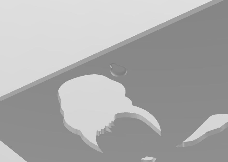 Audrey Hepburn 3D wall picture outline 3D print model 3D print model_2