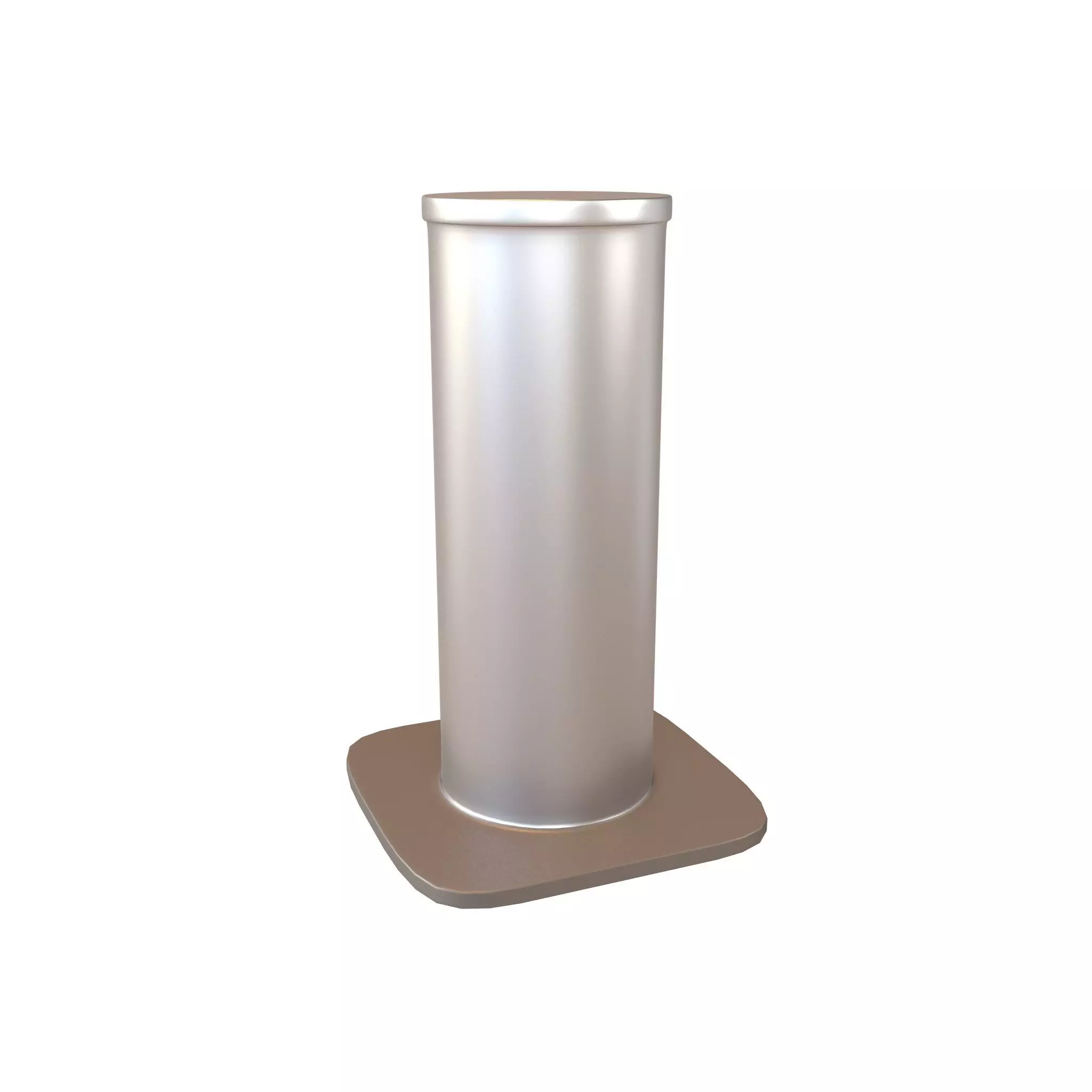 Security Bollard v1 005 Low-poly 3D model_0