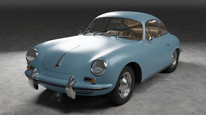 Car Porsche 356 C 3D model