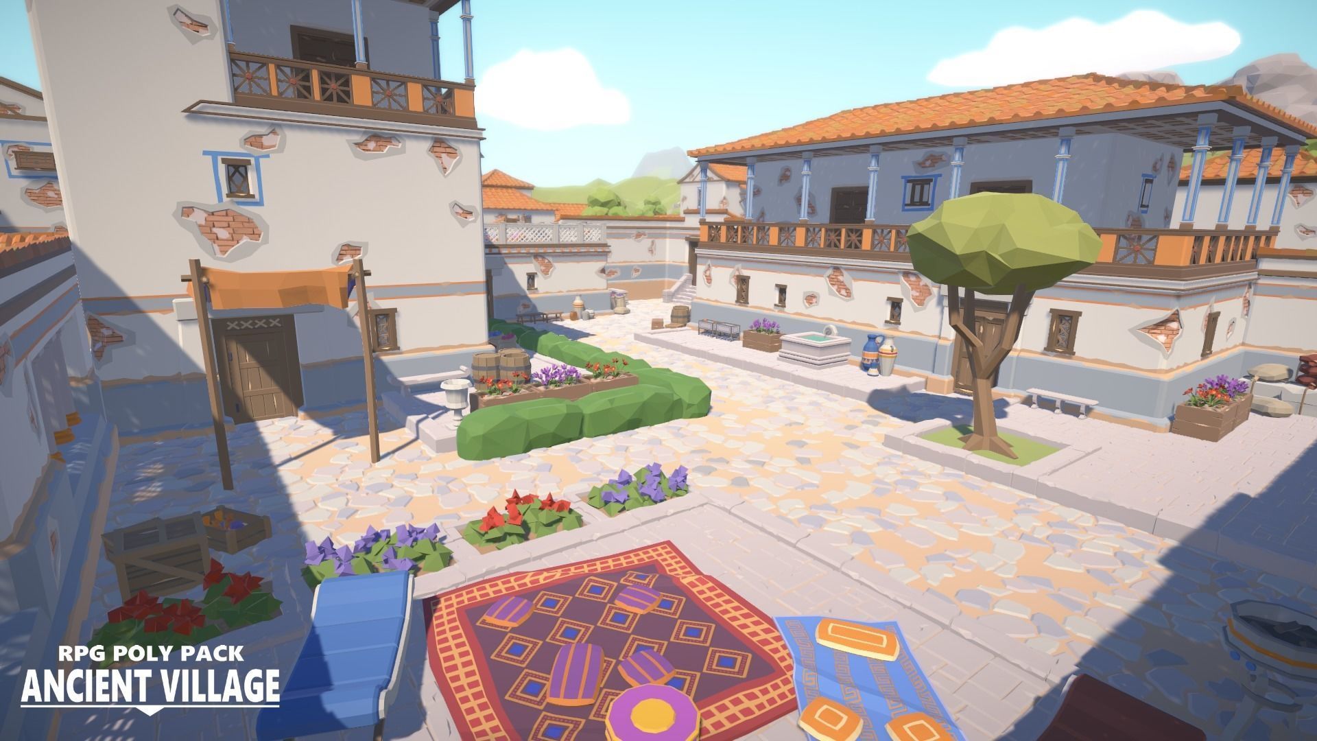 RPG Poly Pack - Ancient Village Low-poly 3D model_2