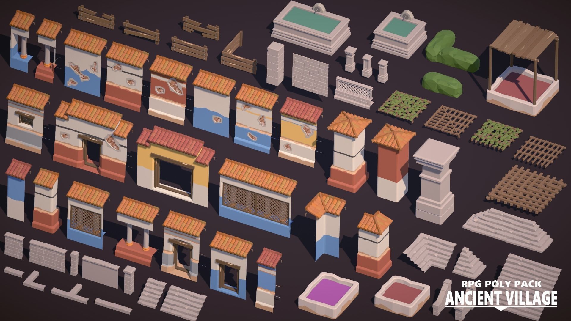 RPG Poly Pack - Ancient Village Low-poly 3D model_22