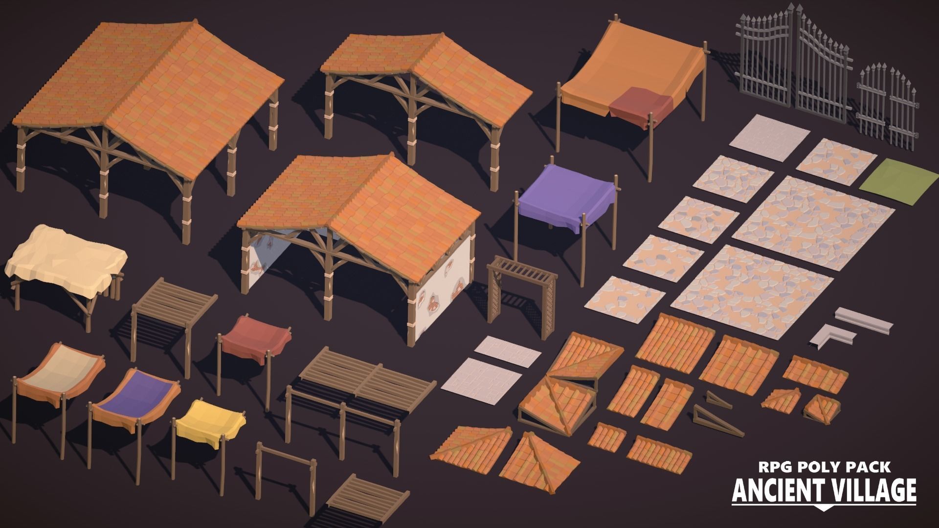 RPG Poly Pack - Ancient Village Low-poly 3D model_25