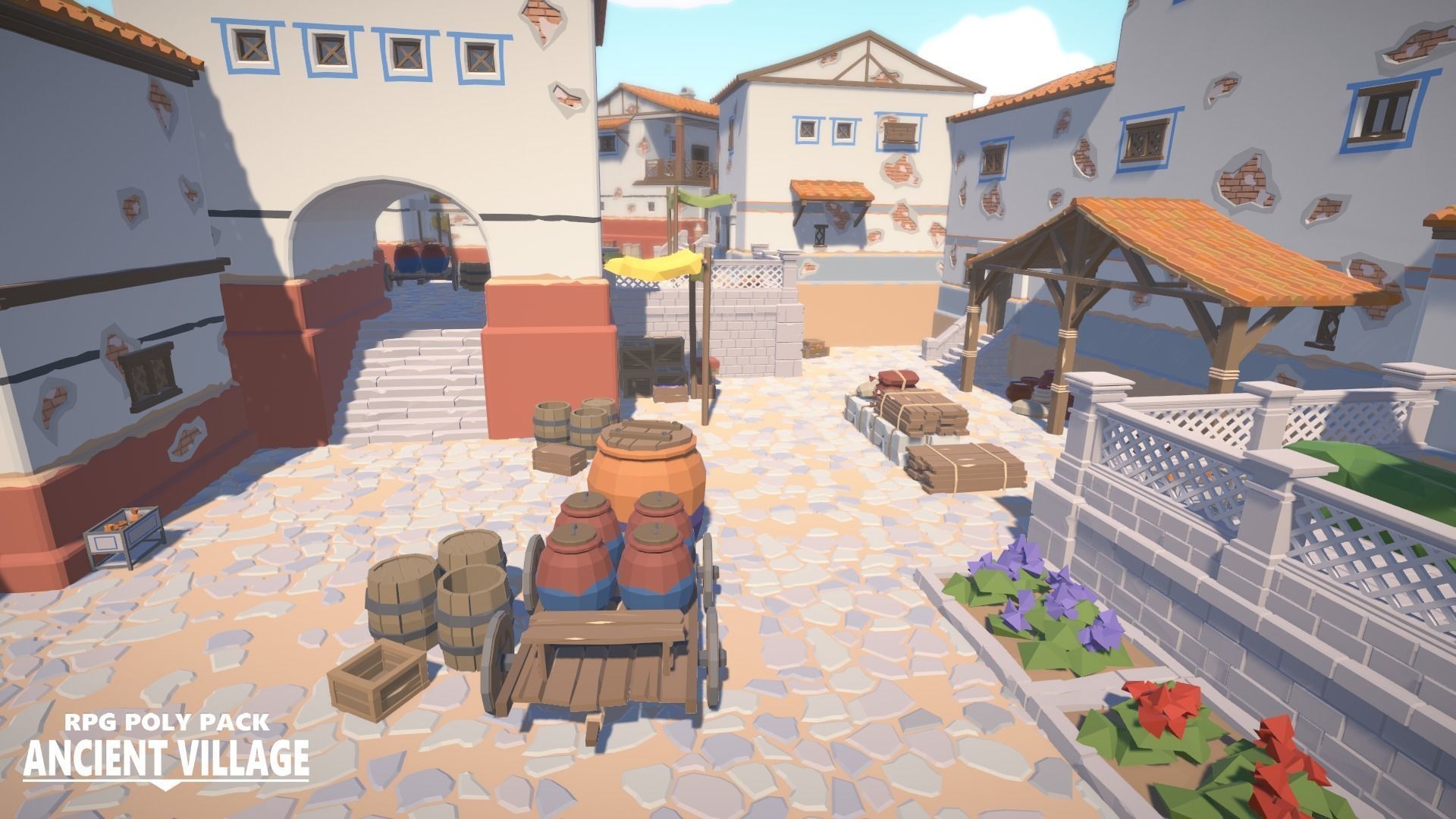 RPG Poly Pack - Ancient Village Low-poly 3D model_1