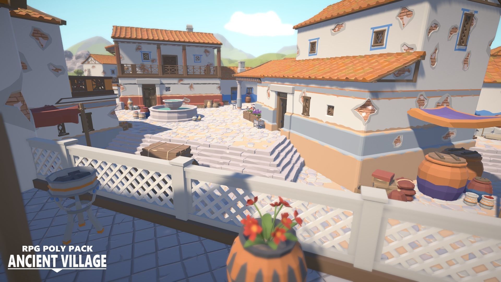 RPG Poly Pack - Ancient Village Low-poly 3D model_4