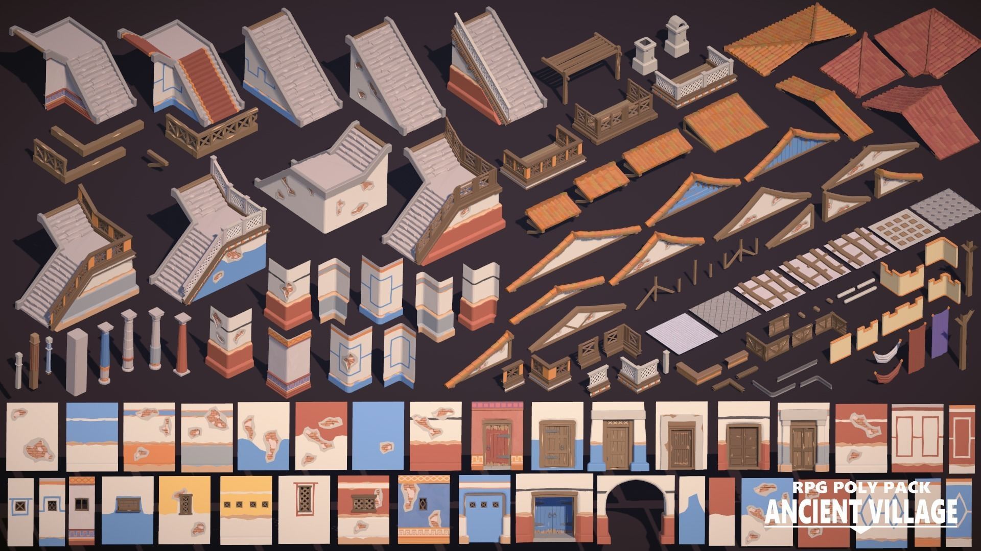 RPG Poly Pack - Ancient Village Low-poly 3D model_24