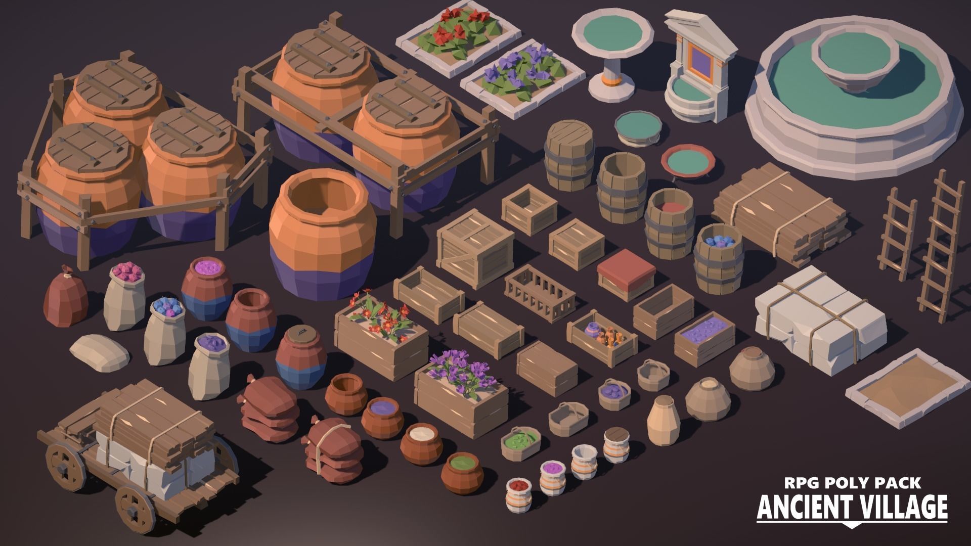 RPG Poly Pack - Ancient Village Low-poly 3D model_19