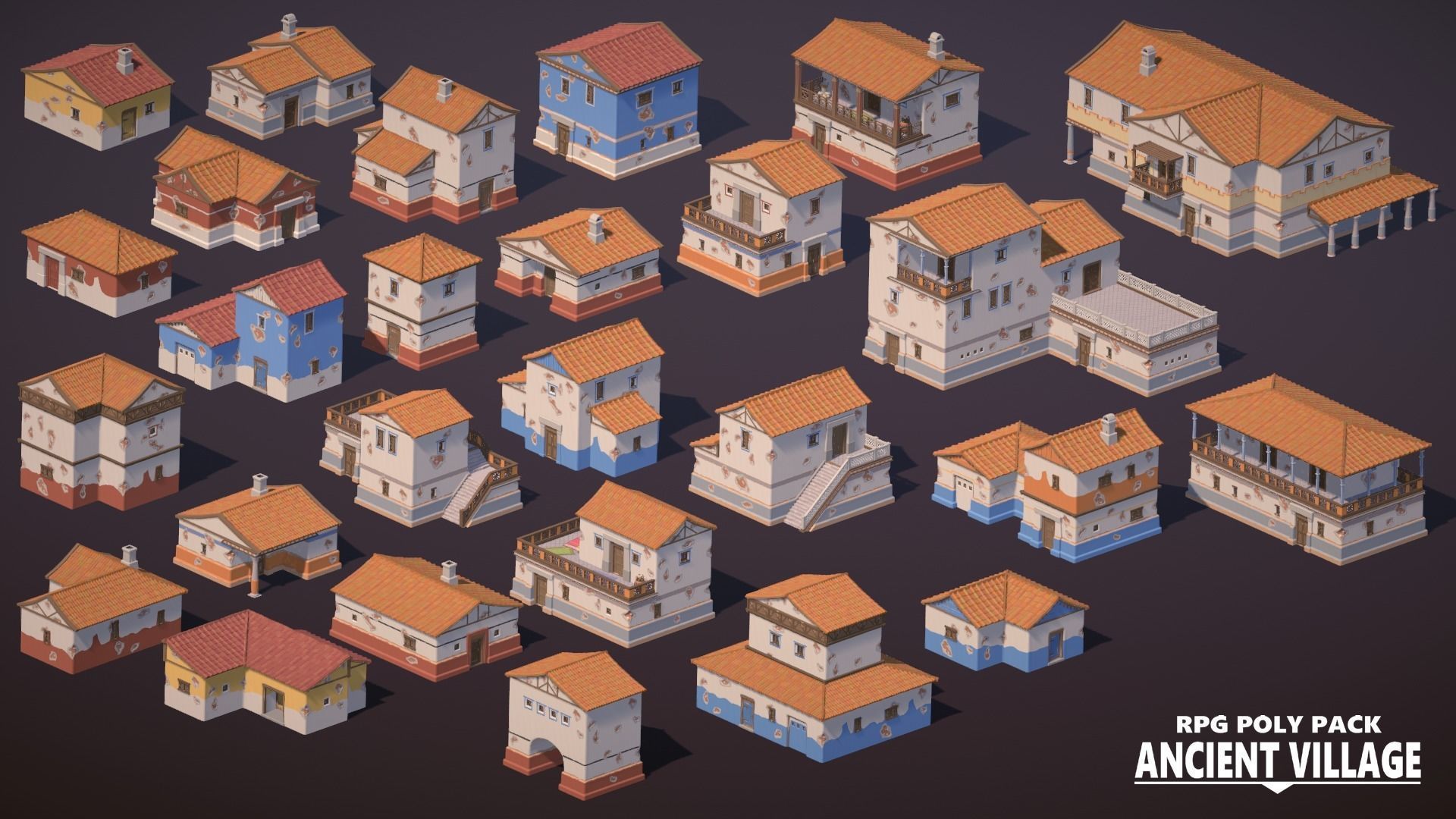 RPG Poly Pack - Ancient Village Low-poly 3D model_23