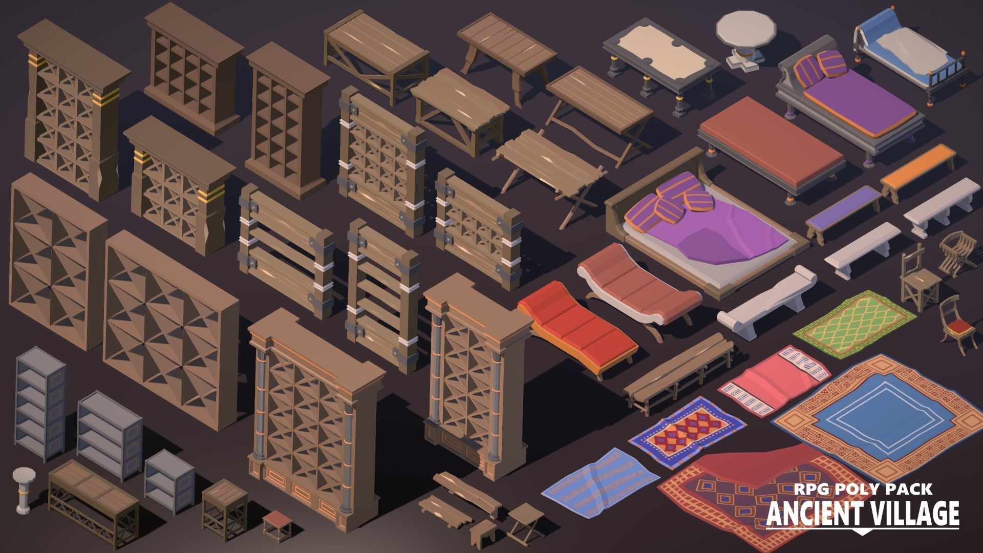 RPG Poly Pack - Ancient Village Low-poly 3D model_21