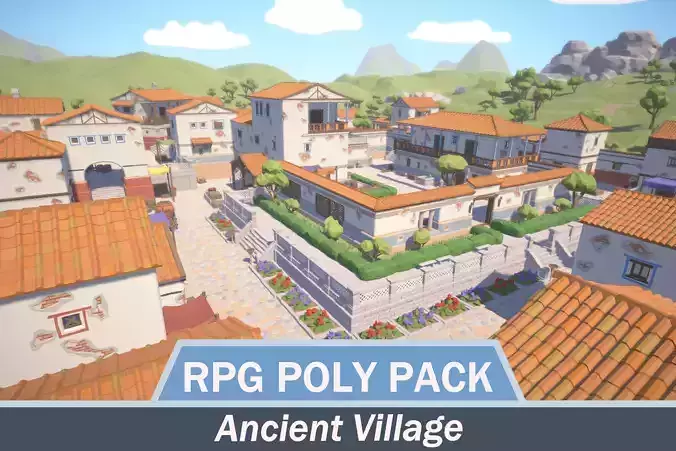 RPG Poly Pack - Ancient Village Low-poly 3D model