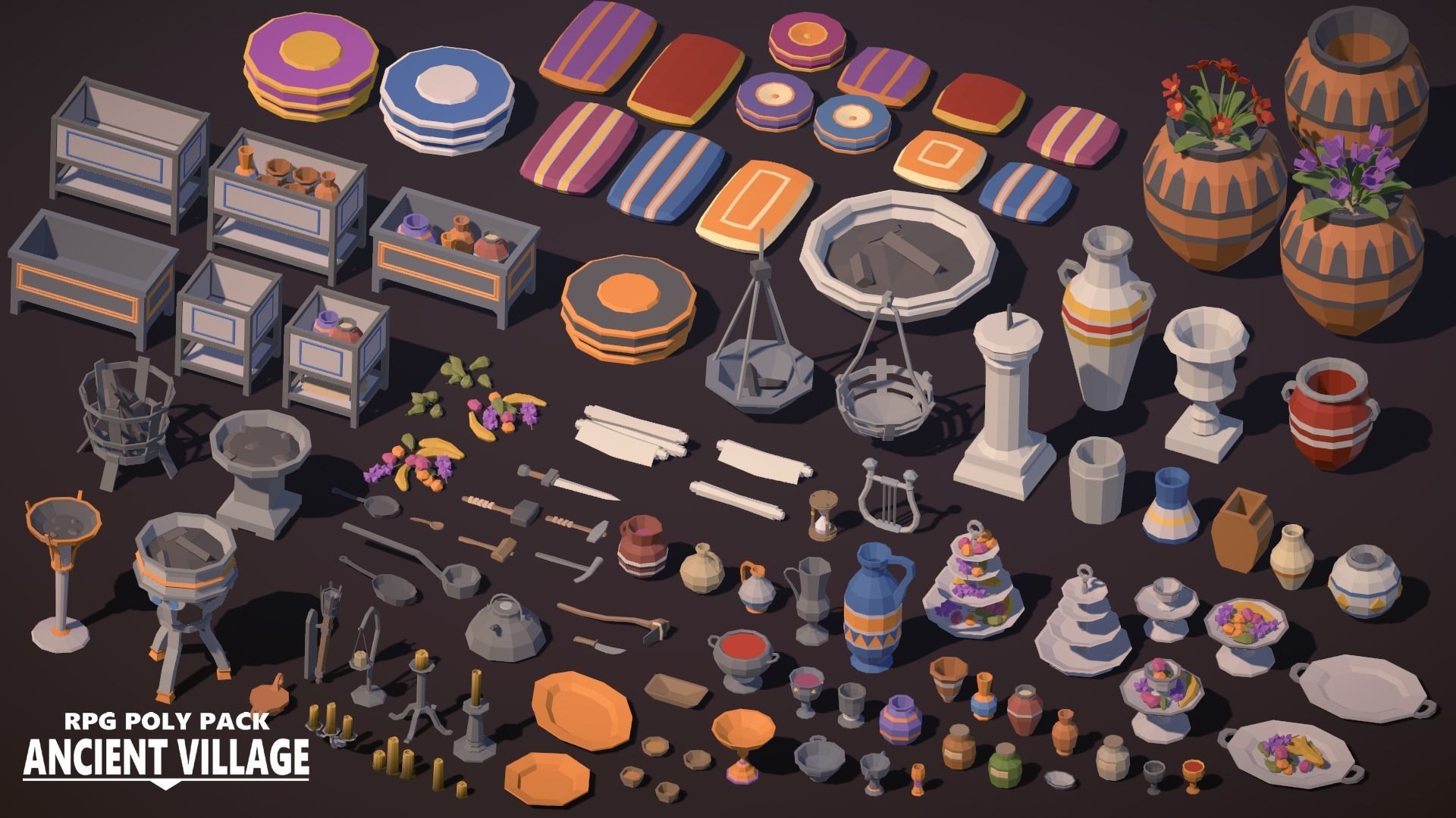 RPG Poly Pack - Ancient Village Low-poly 3D model_20