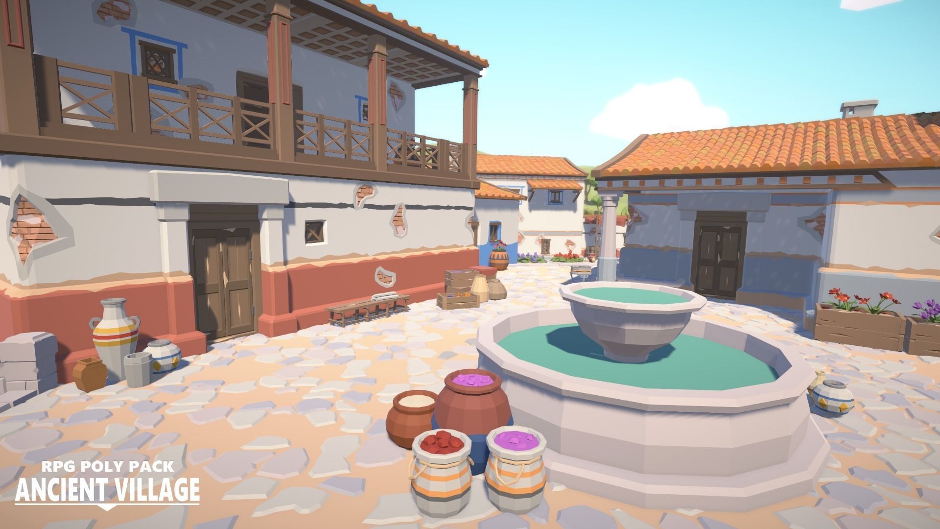 RPG Poly Pack - Ancient Village Low-poly 3D model_6
