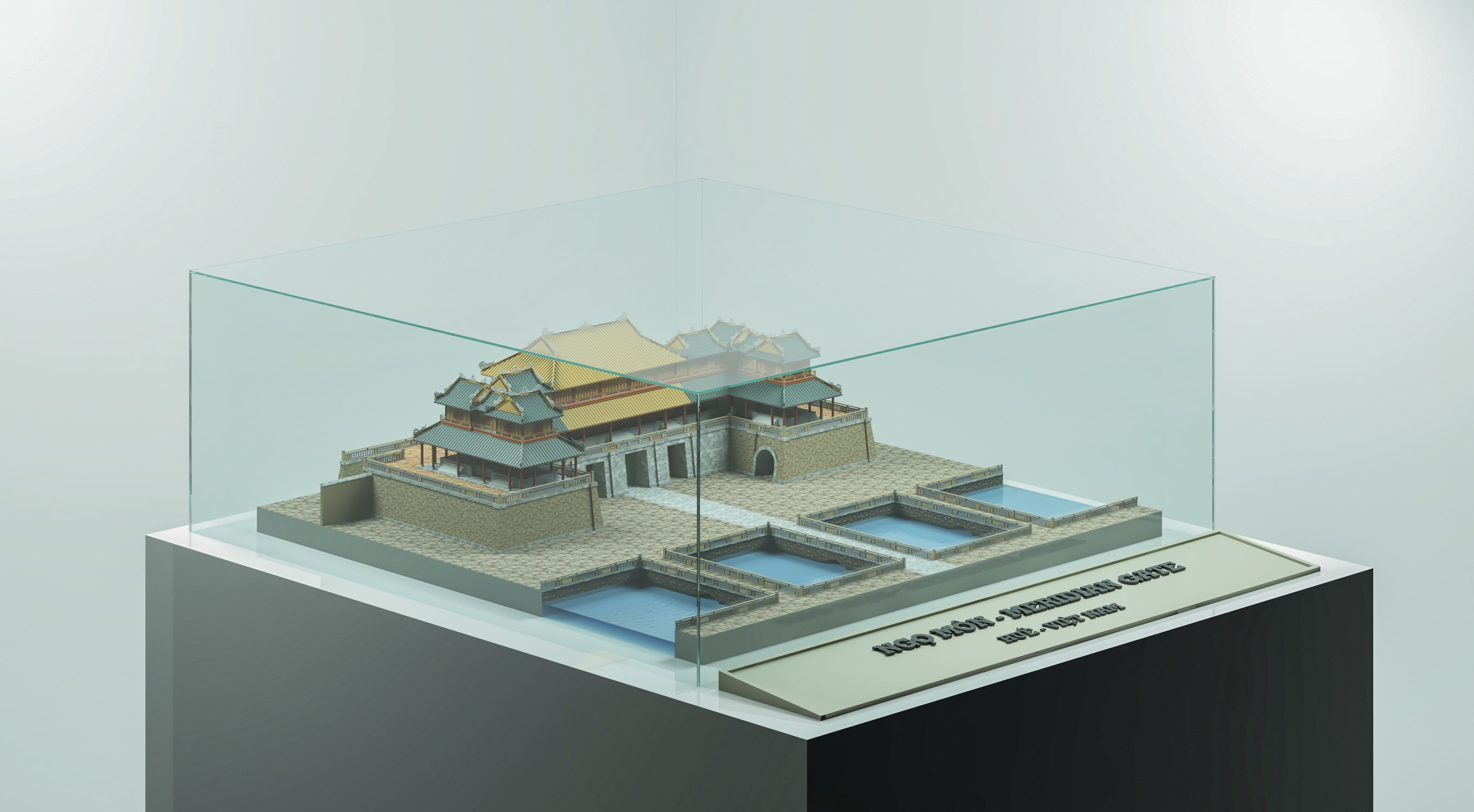 MERIDIAN GATE - HUE VIETNAM 3D model_1