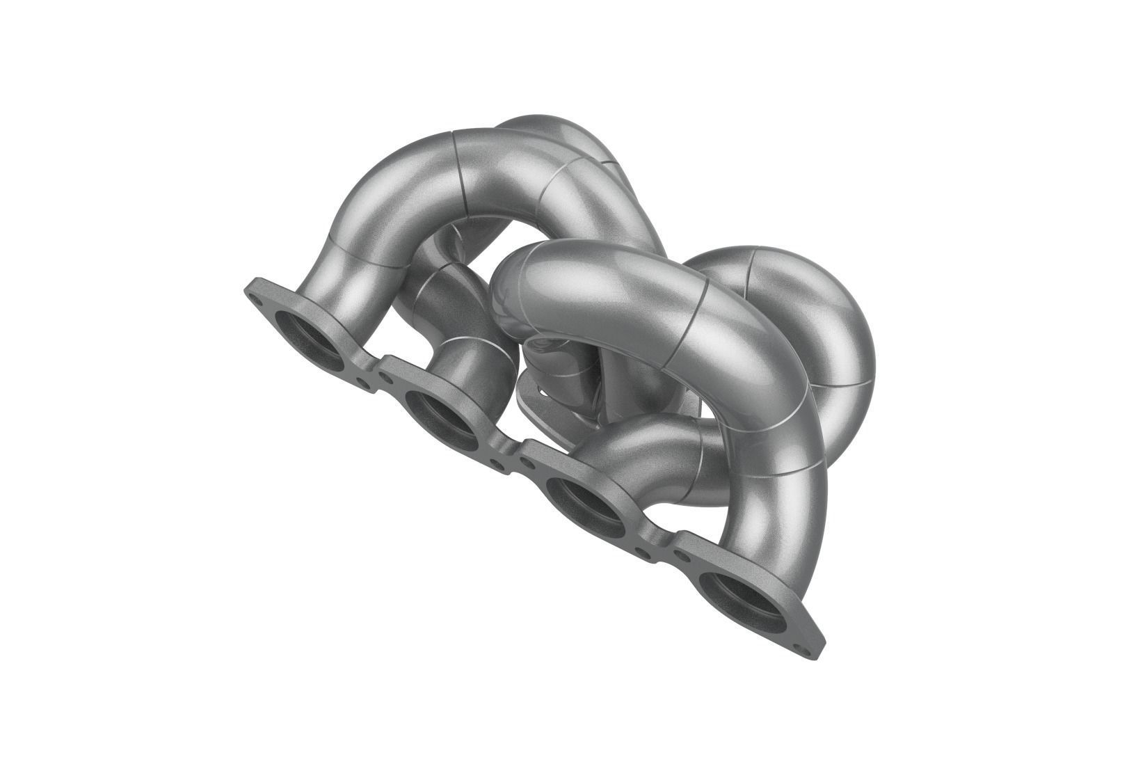 Exhaust manifold header 3D print model_29
