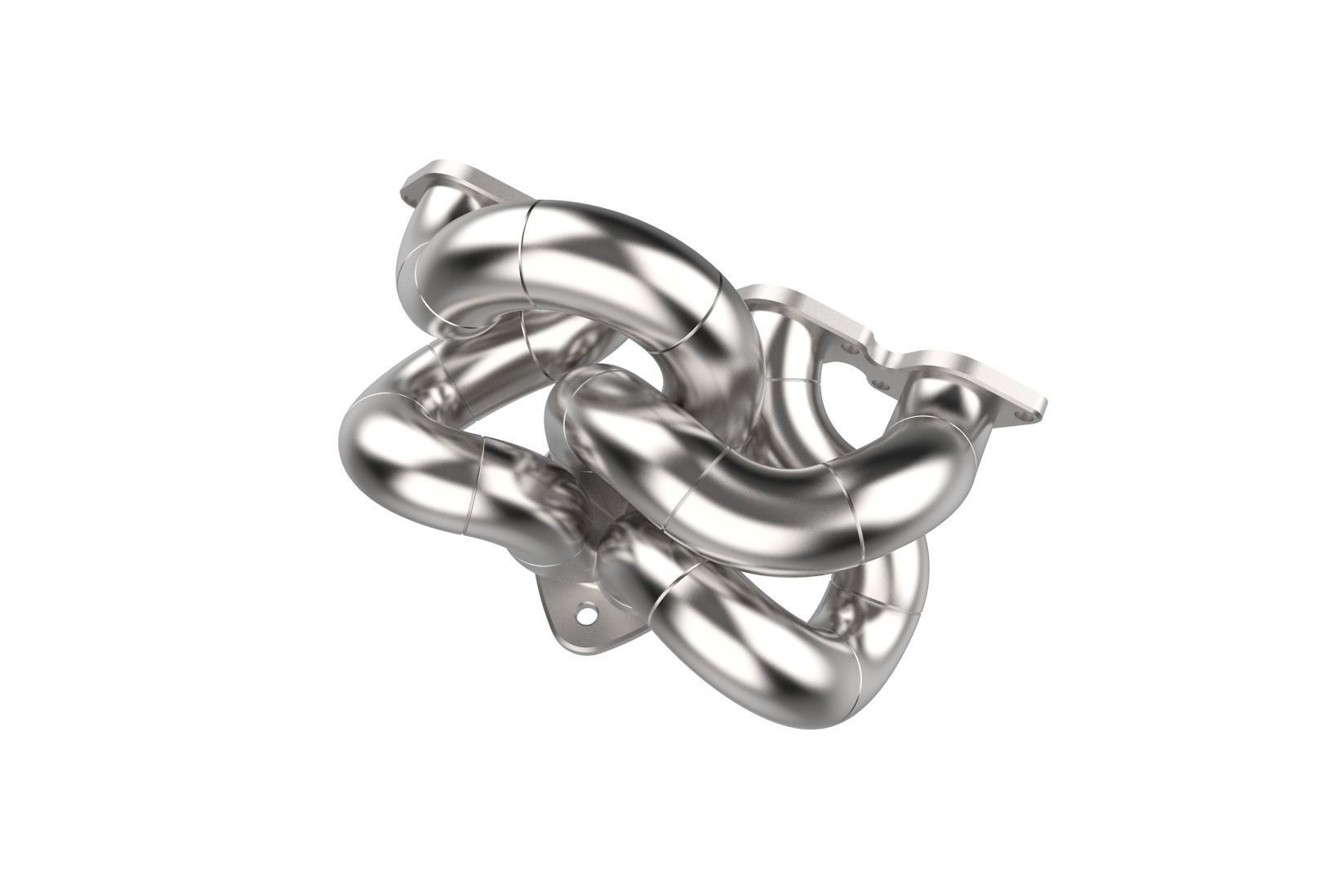 Exhaust manifold header 3D print model_24