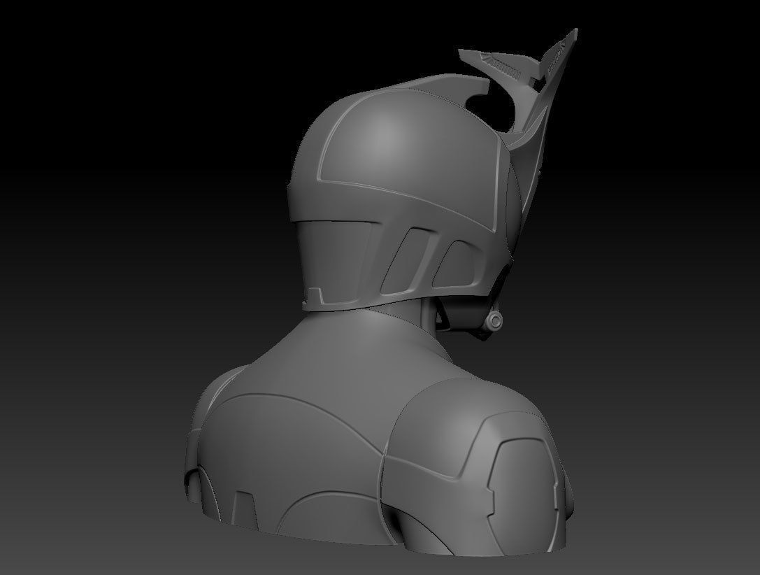 Kamen Rider Kabuto bust 3D print model_4