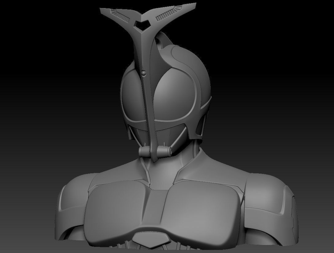 Kamen Rider Kabuto bust 3D print model_1
