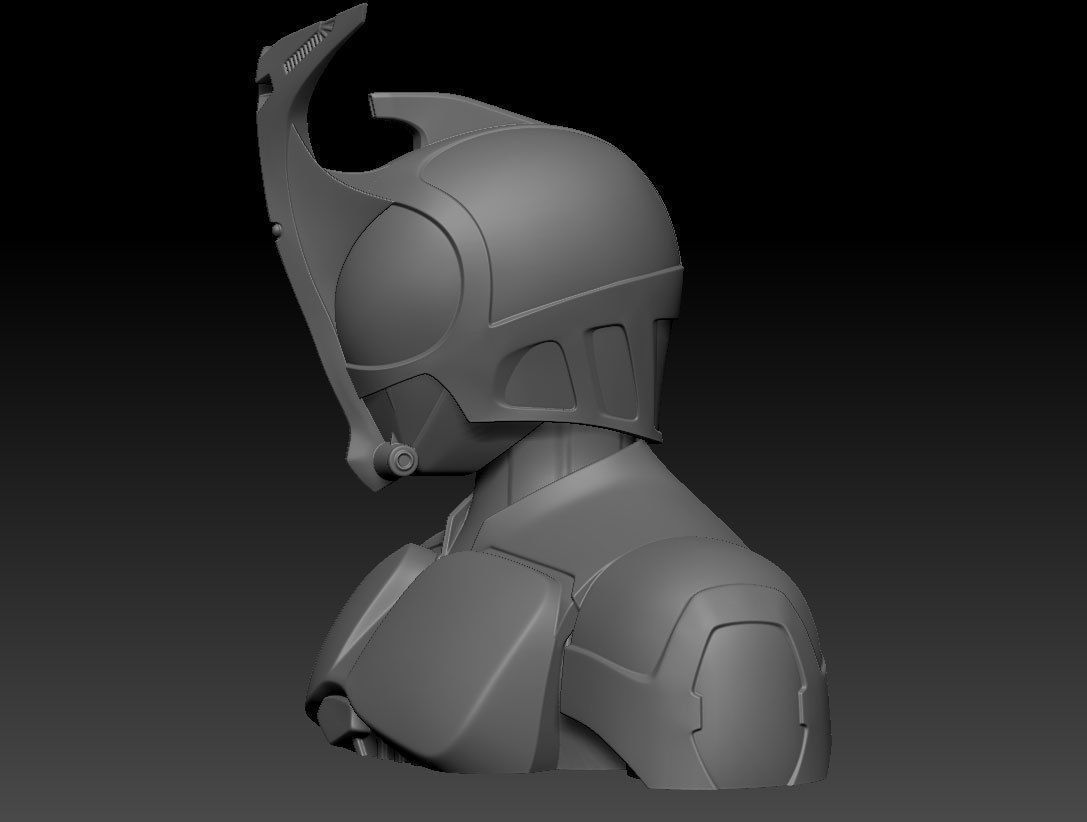 Kamen Rider Kabuto bust 3D print model_2