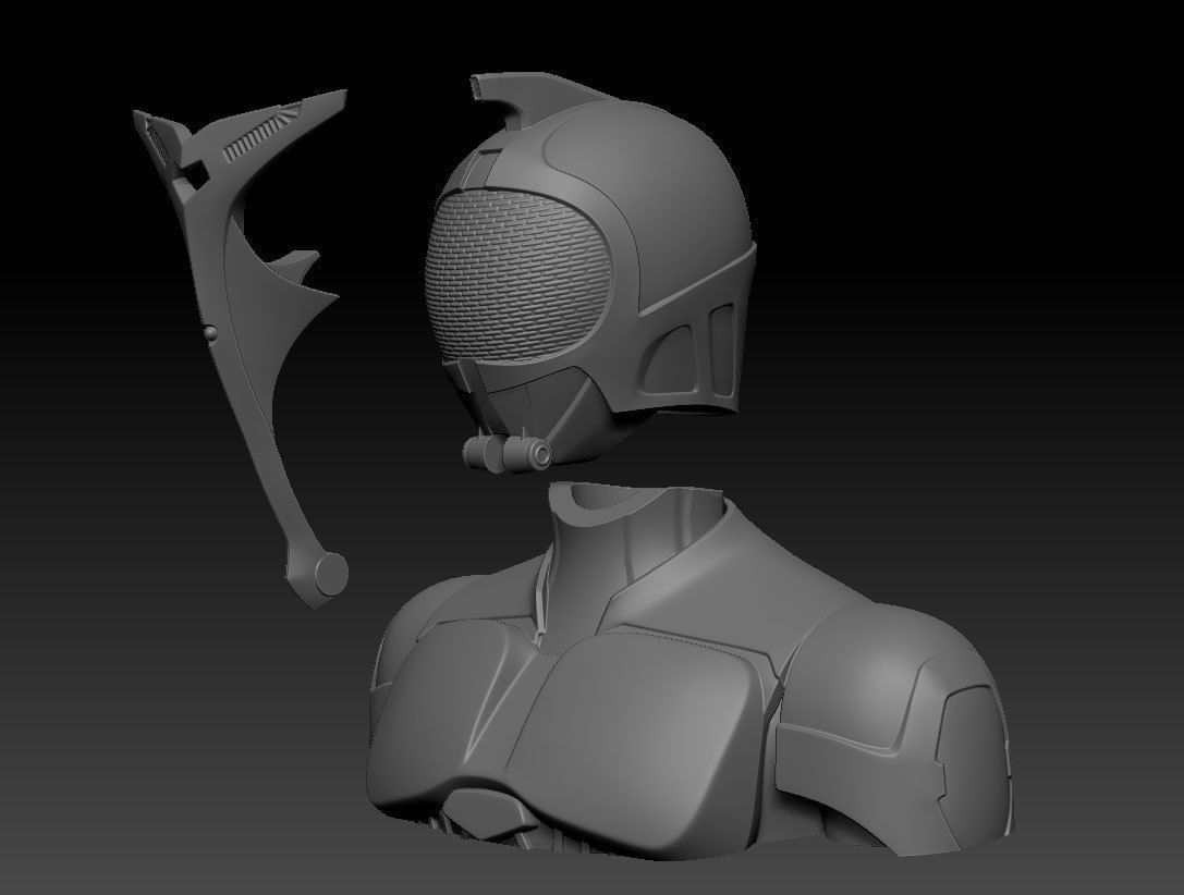 Kamen Rider Kabuto bust 3D print model_15