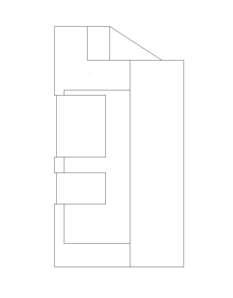 Architectural 3D model modern house with roof 3D model_19