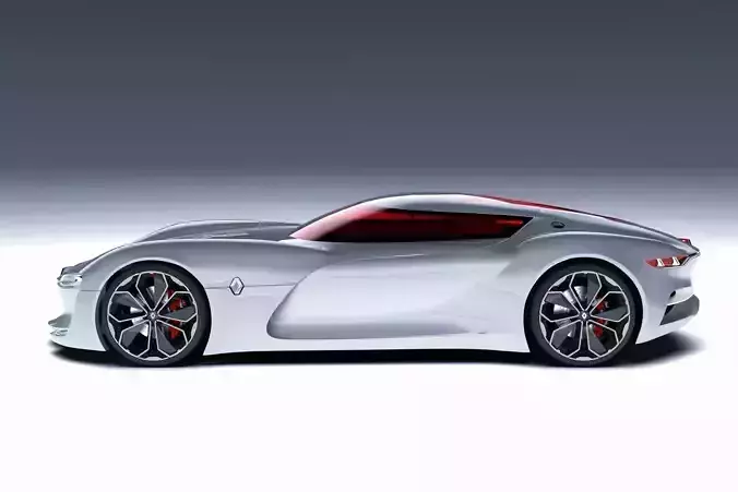Renault Trezor 2016 Concept car 3D model