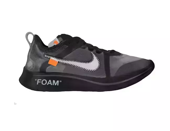 OFF-WHITE x Nike Zoom Fly SP Black THE TEN OW