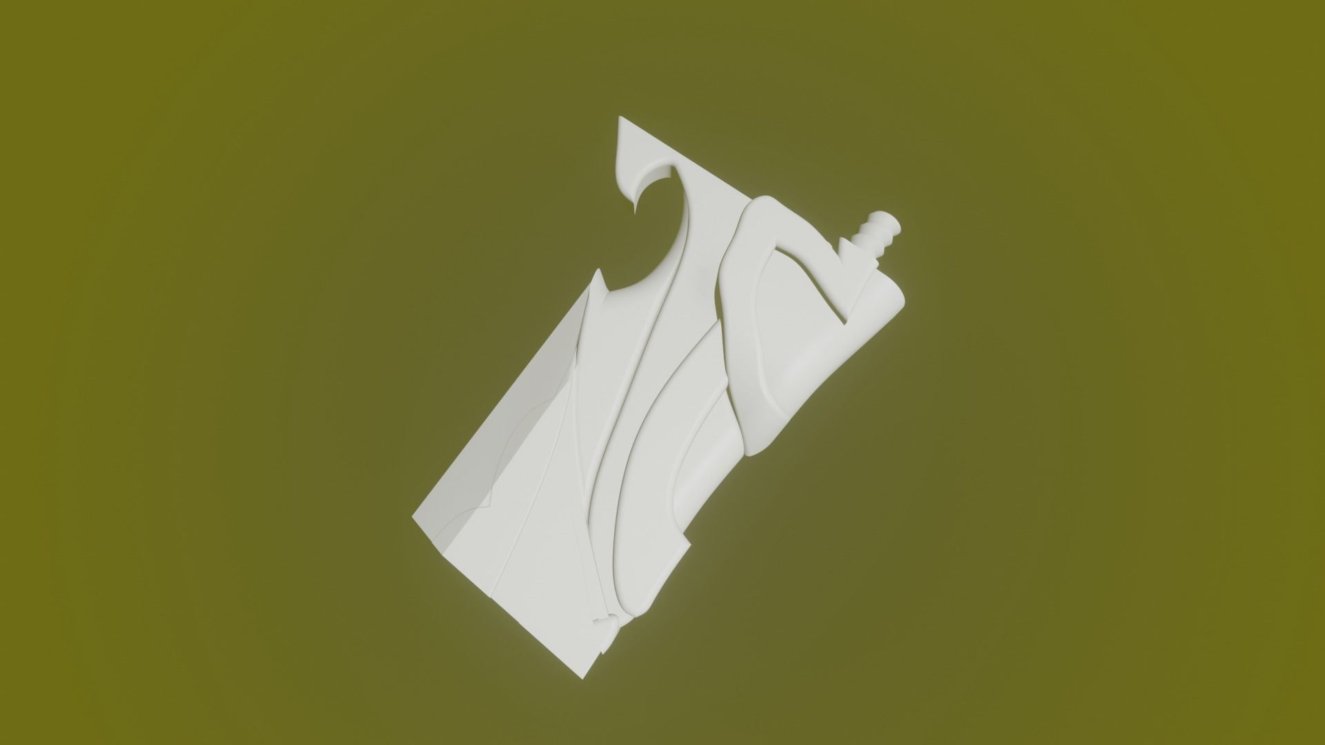 Mistsplitter Reforged Genshin Impact 3D print model_14