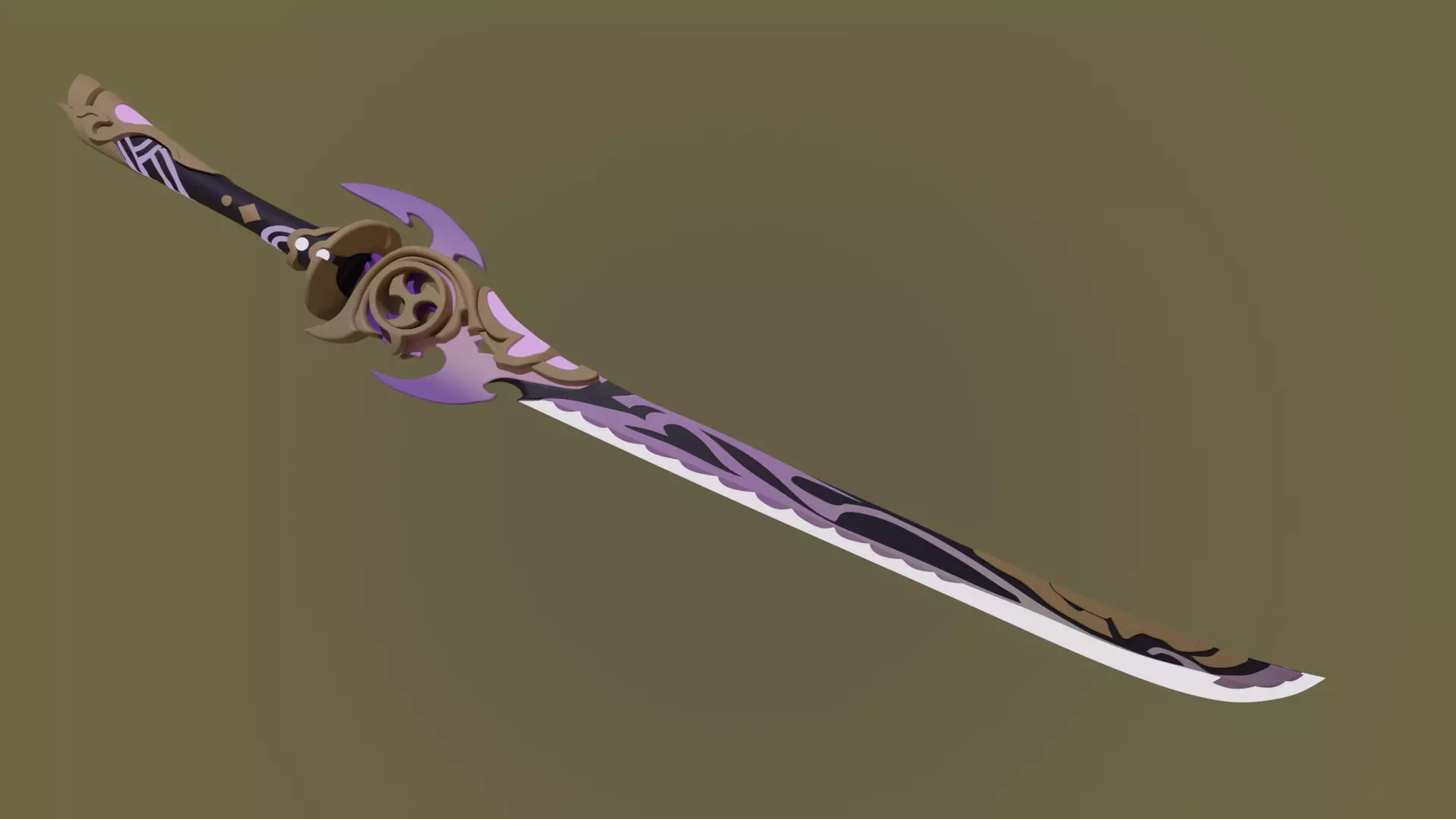 Mistsplitter Reforged Genshin Impact 3D print model_0