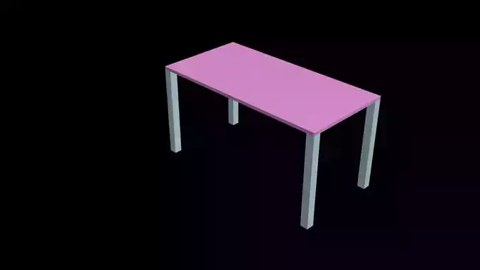 Basic Table 3D model