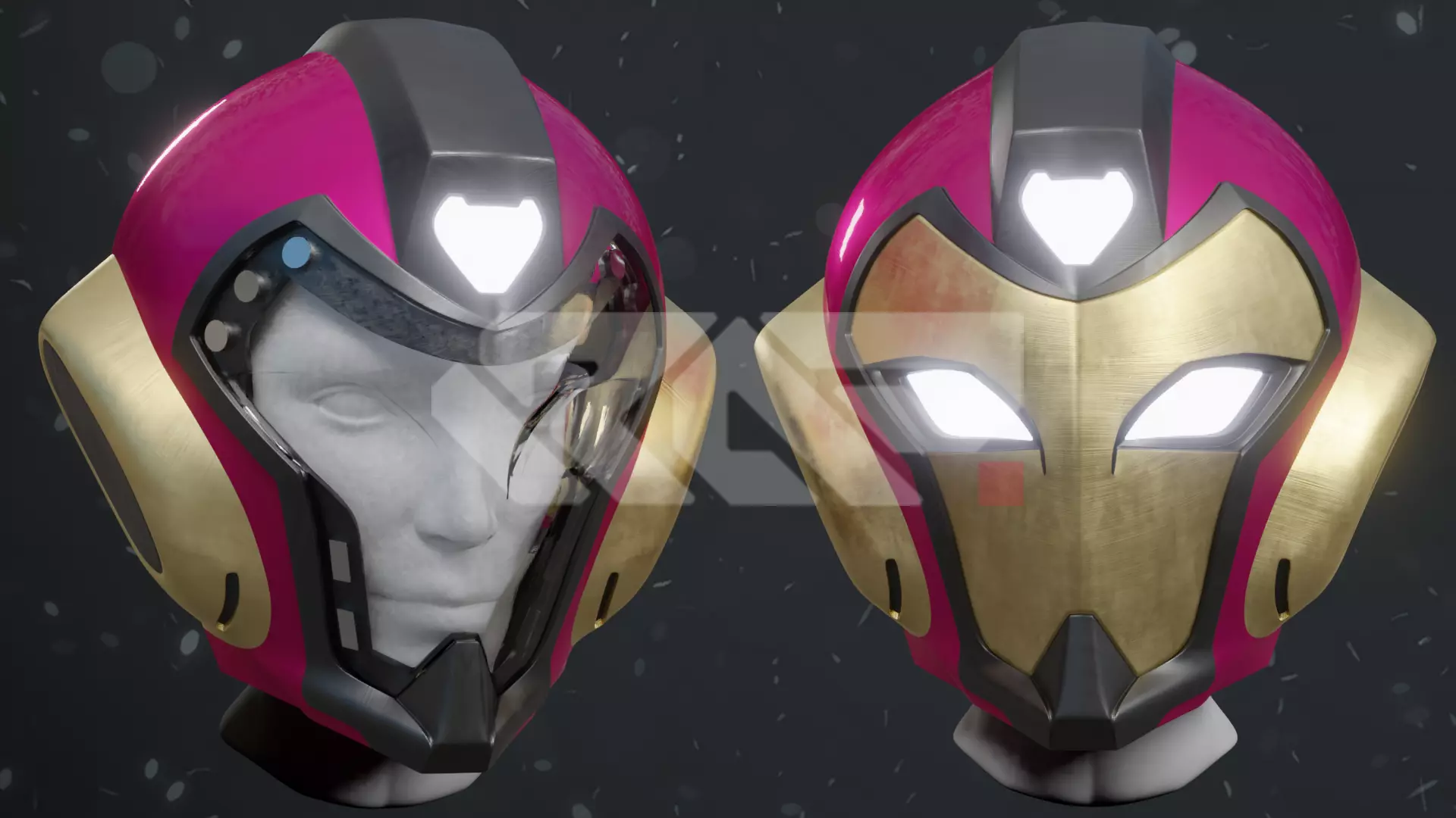 IronHeart helmet 3D print model