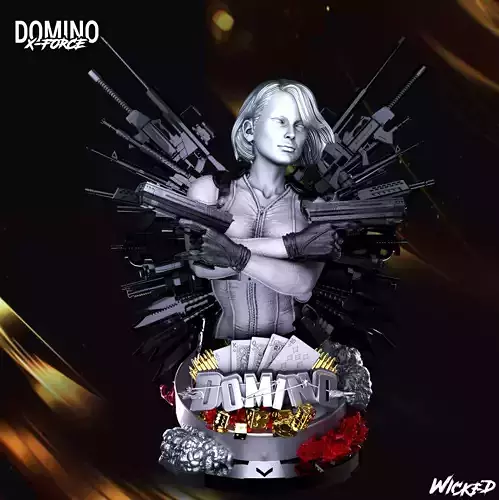 Wicked Marvel Domino Bust 3D print model