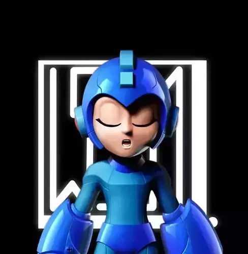 MEGA MAN N1 - LITTLE MACHINE WESM COLLECTION 3D print model