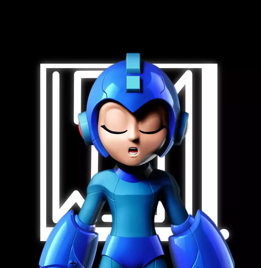 MEGA MAN N1 - LITTLE MACHINE WESM COLLECTION 3D print model_0