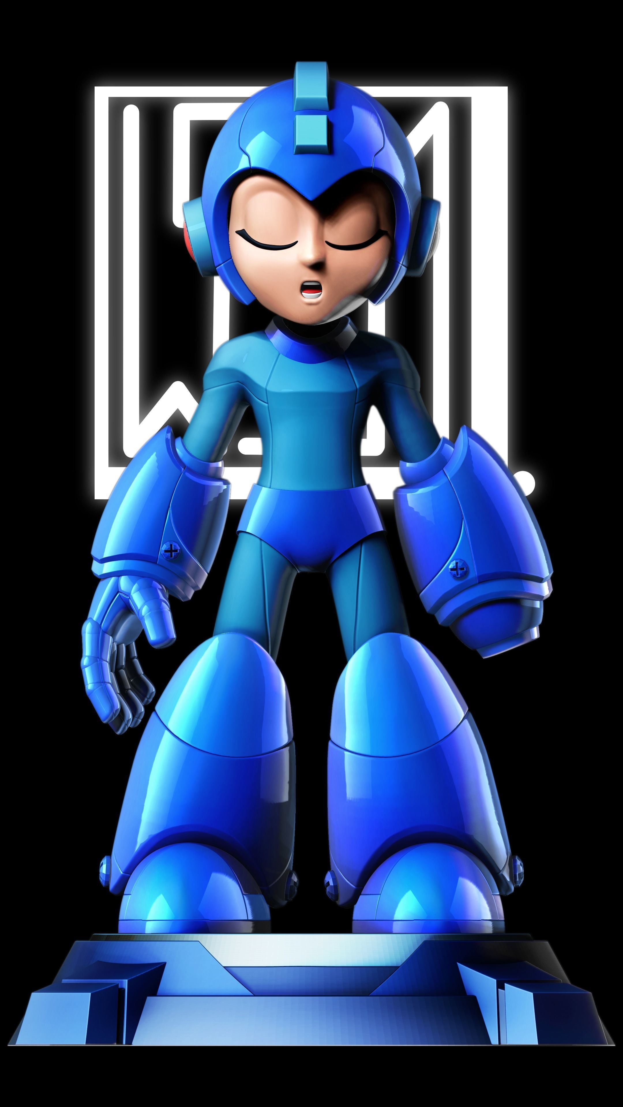 MEGA MAN N1 - LITTLE MACHINE WESM COLLECTION 3D print model_4