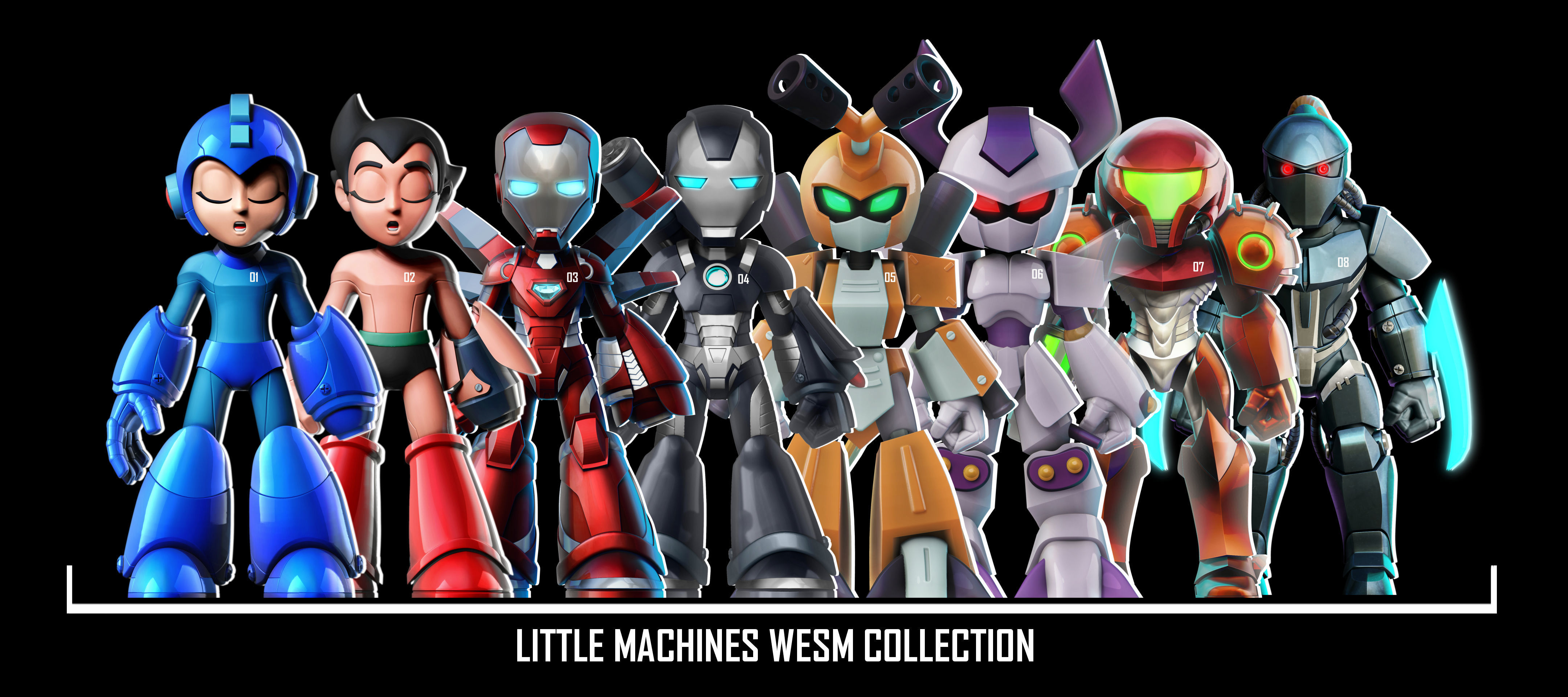 MEGA MAN N1 - LITTLE MACHINE WESM COLLECTION 3D print model_6