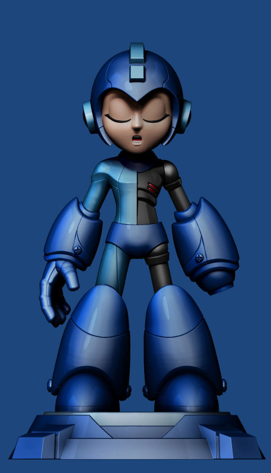 MEGA MAN N1 - LITTLE MACHINE WESM COLLECTION 3D print model_19