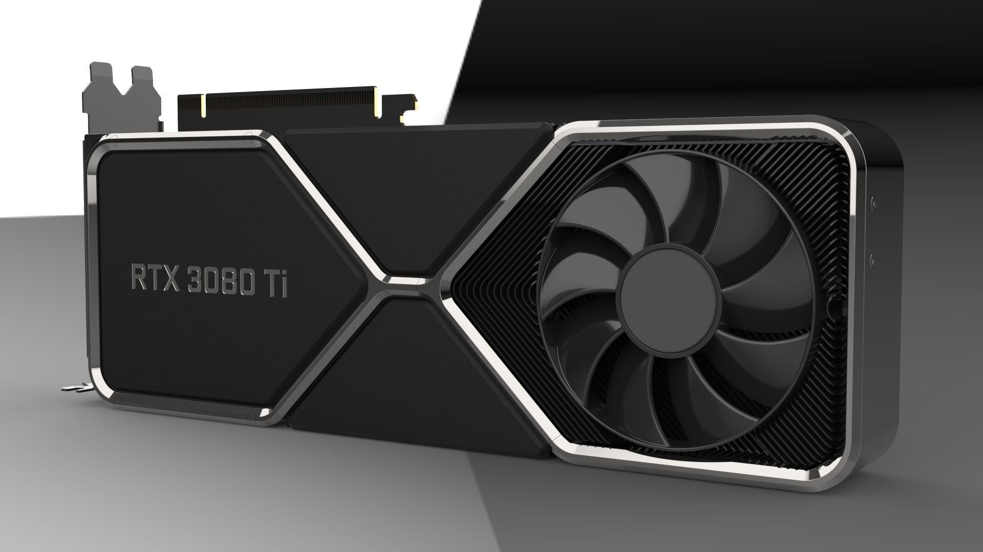 RTX 3080Ti NVIDIA Graphics Card 3D model_5