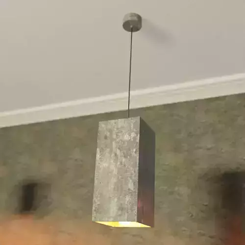 Chandelier  concrete 3D model