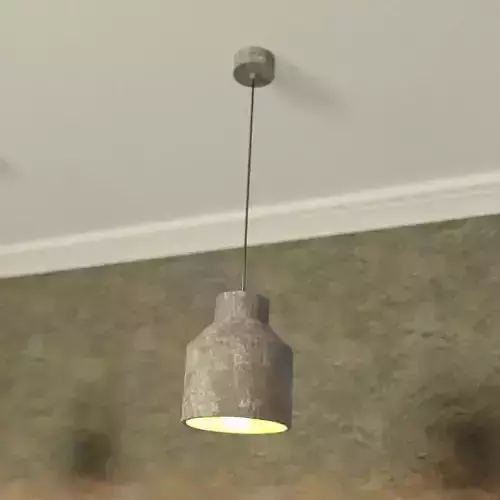 Chandelier  concrete 3D model
