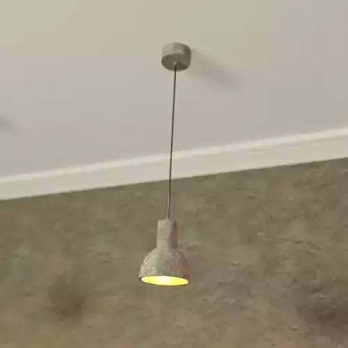  Chandelier  concrete 3D model
