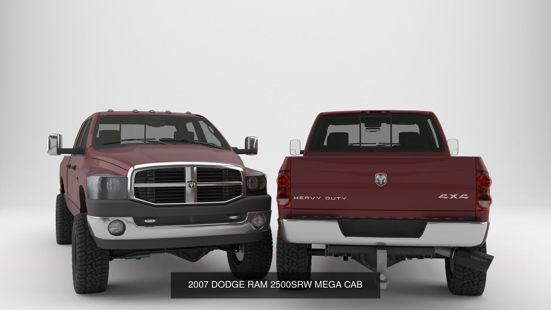 2004 - 2007 Dodge Ram Pack - 3rd Generation 3D Model Collection_3