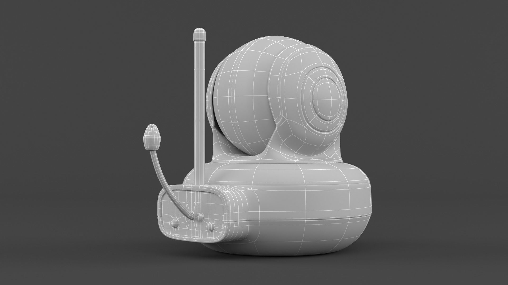 Digital Baby Monitor 3D model_17