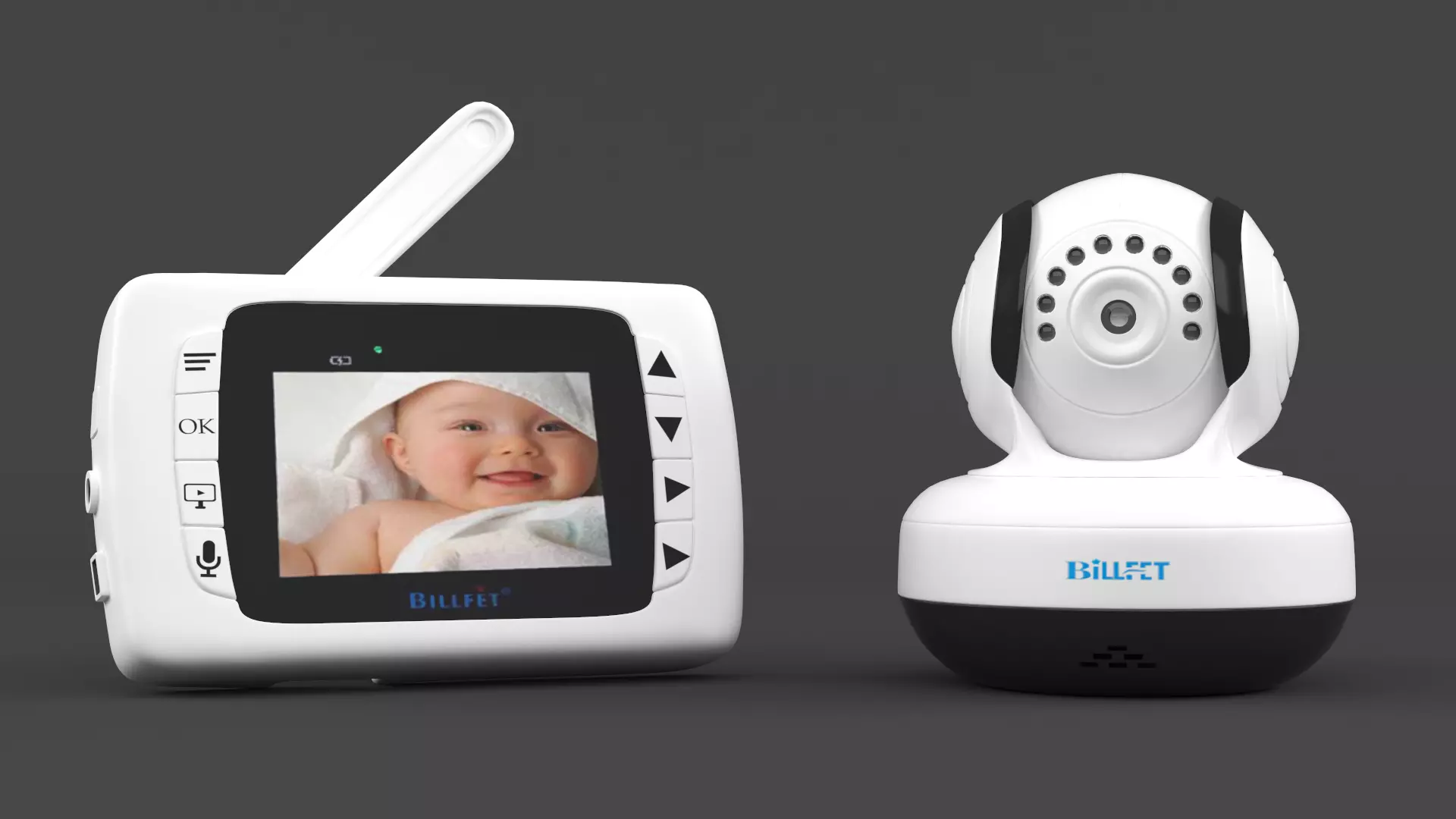 Digital Baby Monitor 3D model_0